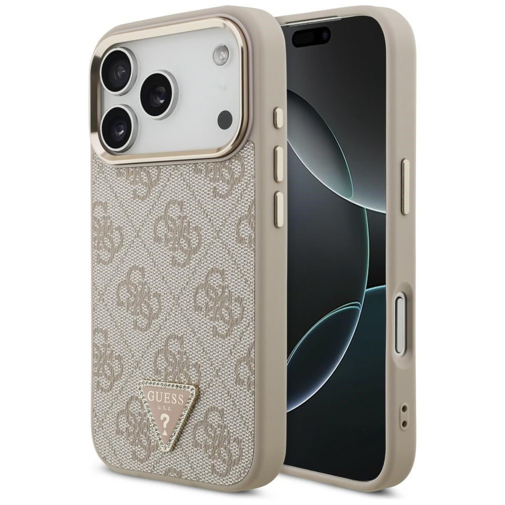 Husa de protectie Guess Hardcase 4G compatibil cu iPhone 18 Pro / iPhone 17 Pro, Roz