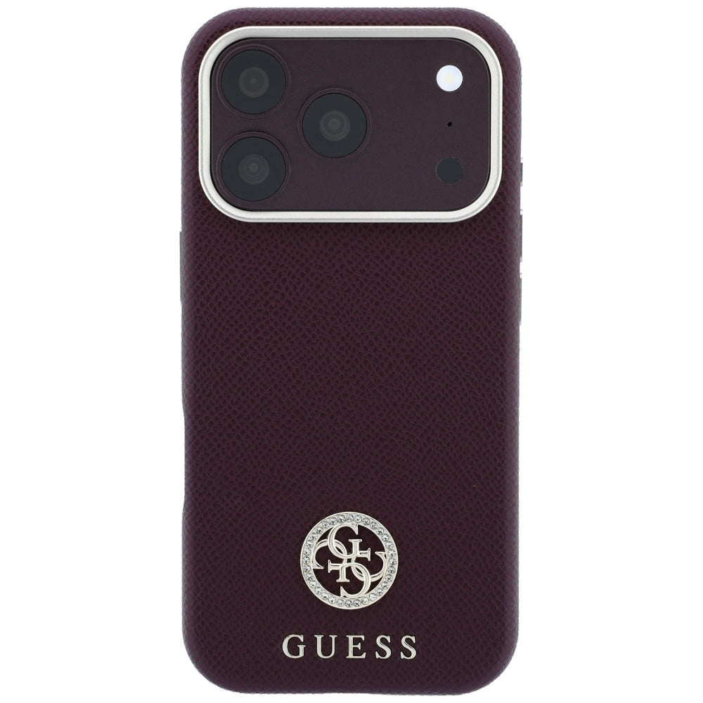 Husa de protectie Guess compatibil cu iPhone 17 Pro Max / iPhone 18 Pro Max, Bordo