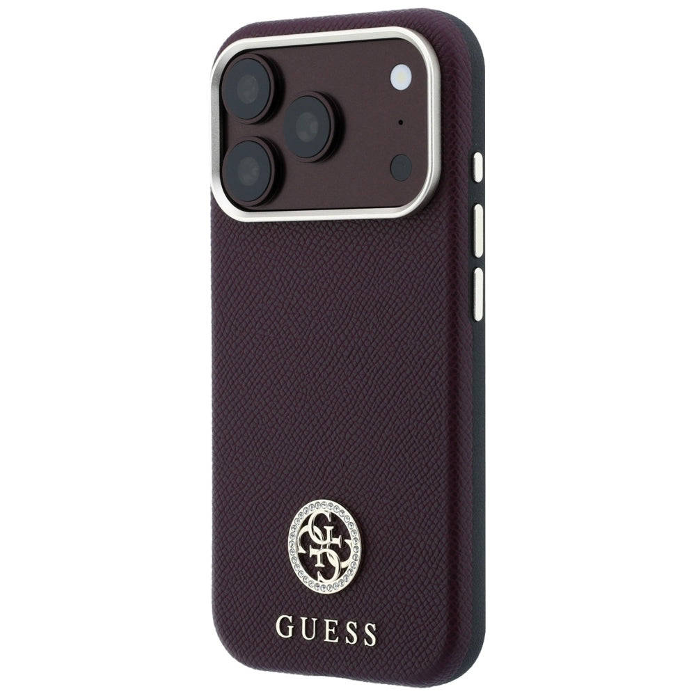 Husa de protectie Guess compatibil cu iPhone 17 Pro Max / iPhone 18 Pro Max, Bordo