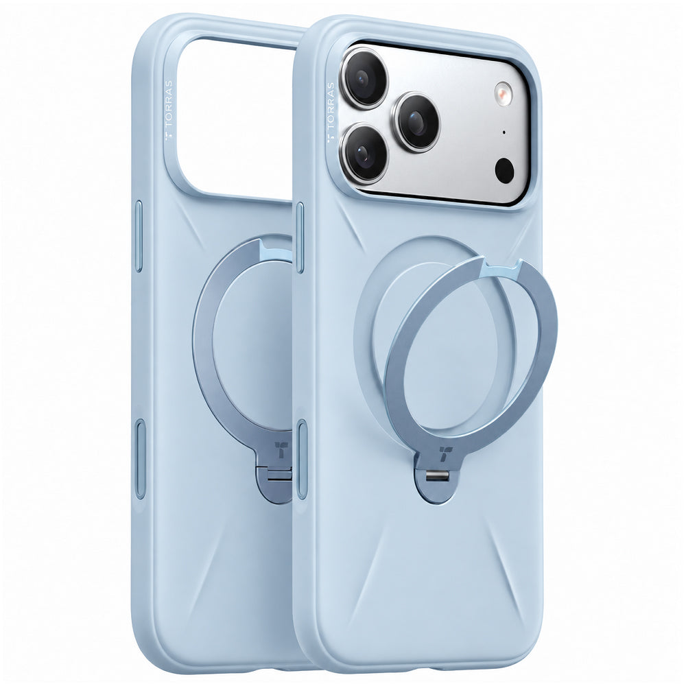 Husa de protectie Torras QPRO Silicone Series compatibil cu iPhone 18 Pro Max / iPhone 17 Pro Max, Albastru