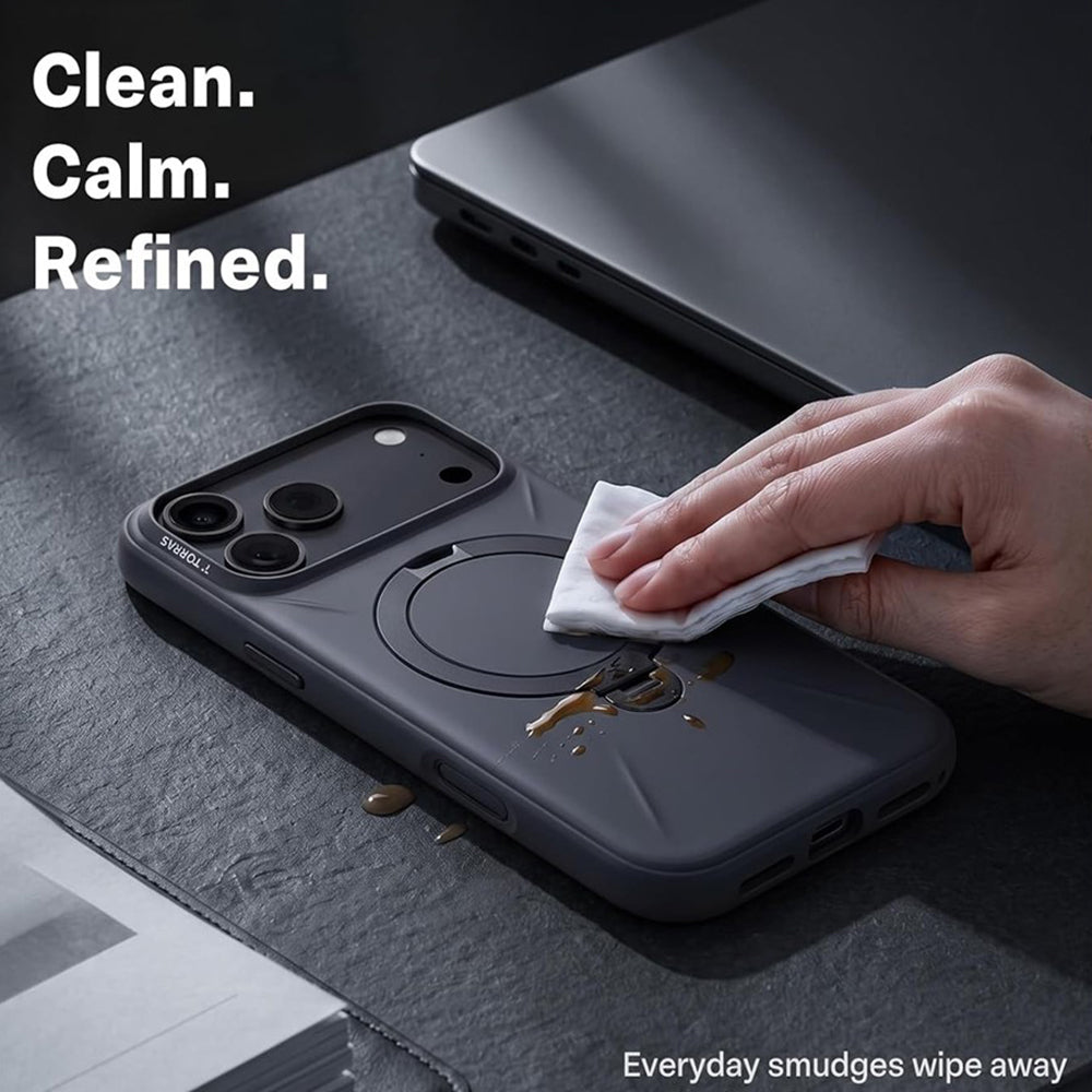 Husa de protectie Torras QPRO Silicone Series compatibil cu iPhone 18 Pro / iPhone 17 Pro, Negru