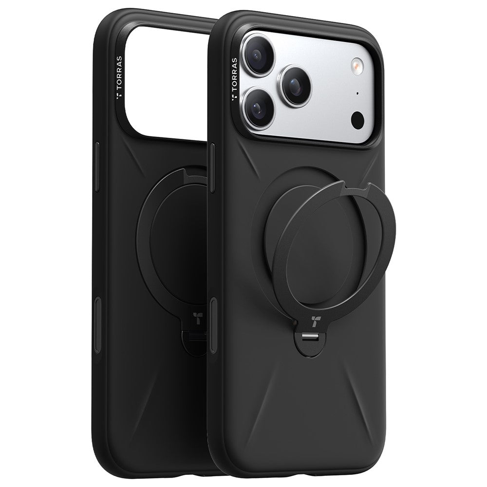 Husa de protectie Torras QPRO Silicone Series compatibil cu iPhone 18 Pro Max / iPhone 17 Pro Max, Negru