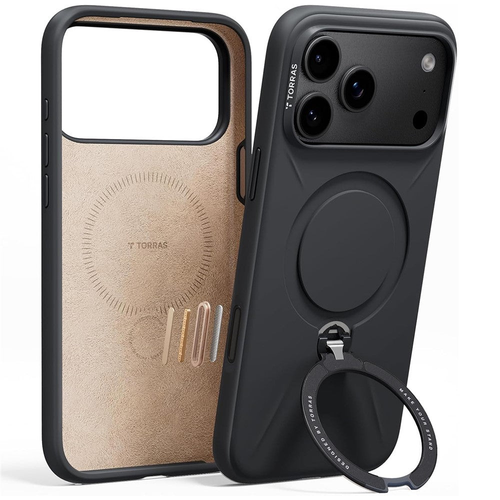 Husa de protectie Torras QPRO Silicone Series compatibil cu iPhone 18 Pro Max / iPhone 17 Pro Max, Negru
