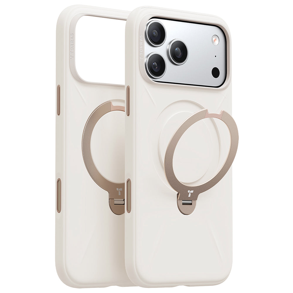 Husa de protectie Torras QPRO Silicone Series compatibil cu iPhone 18 Pro / iPhone 17 Pro, Alb