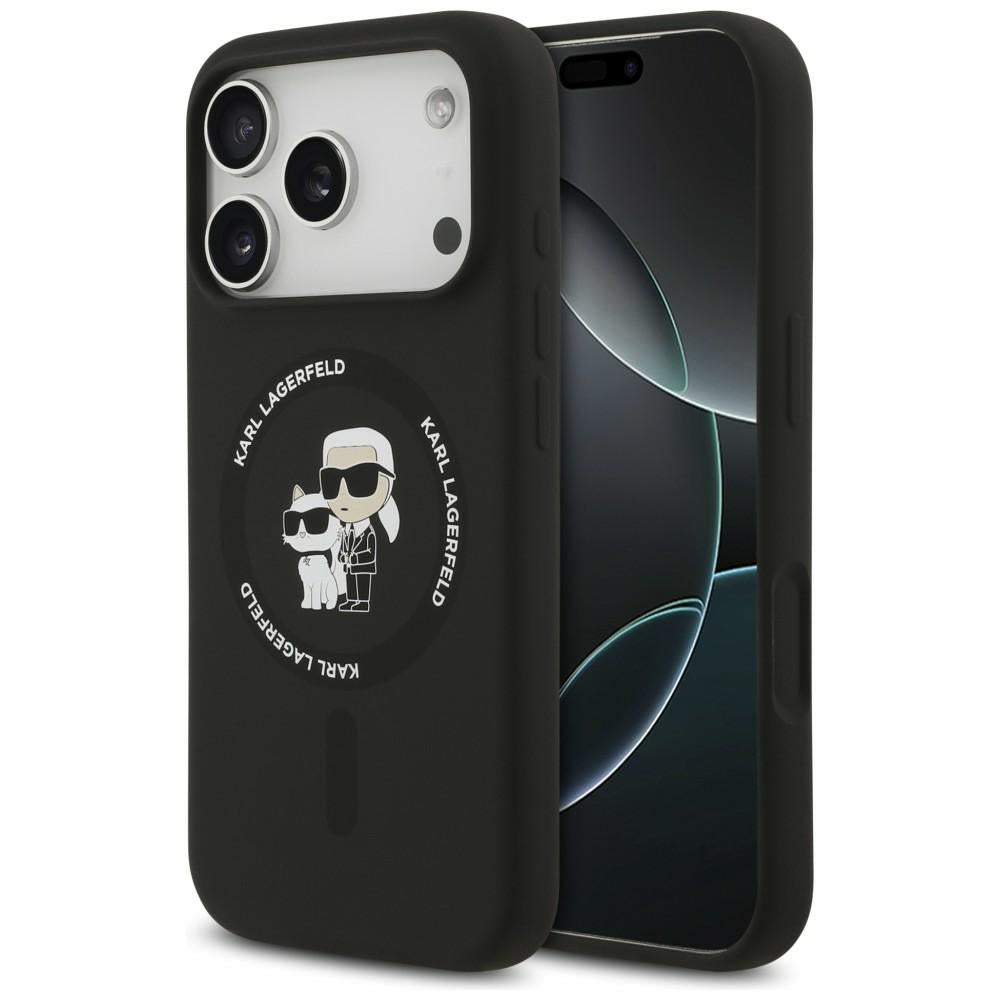Husa de protectie Karl Lagerfeld compatibil cu iPhone 17 Pro / iPhone 18 Pro, Negru