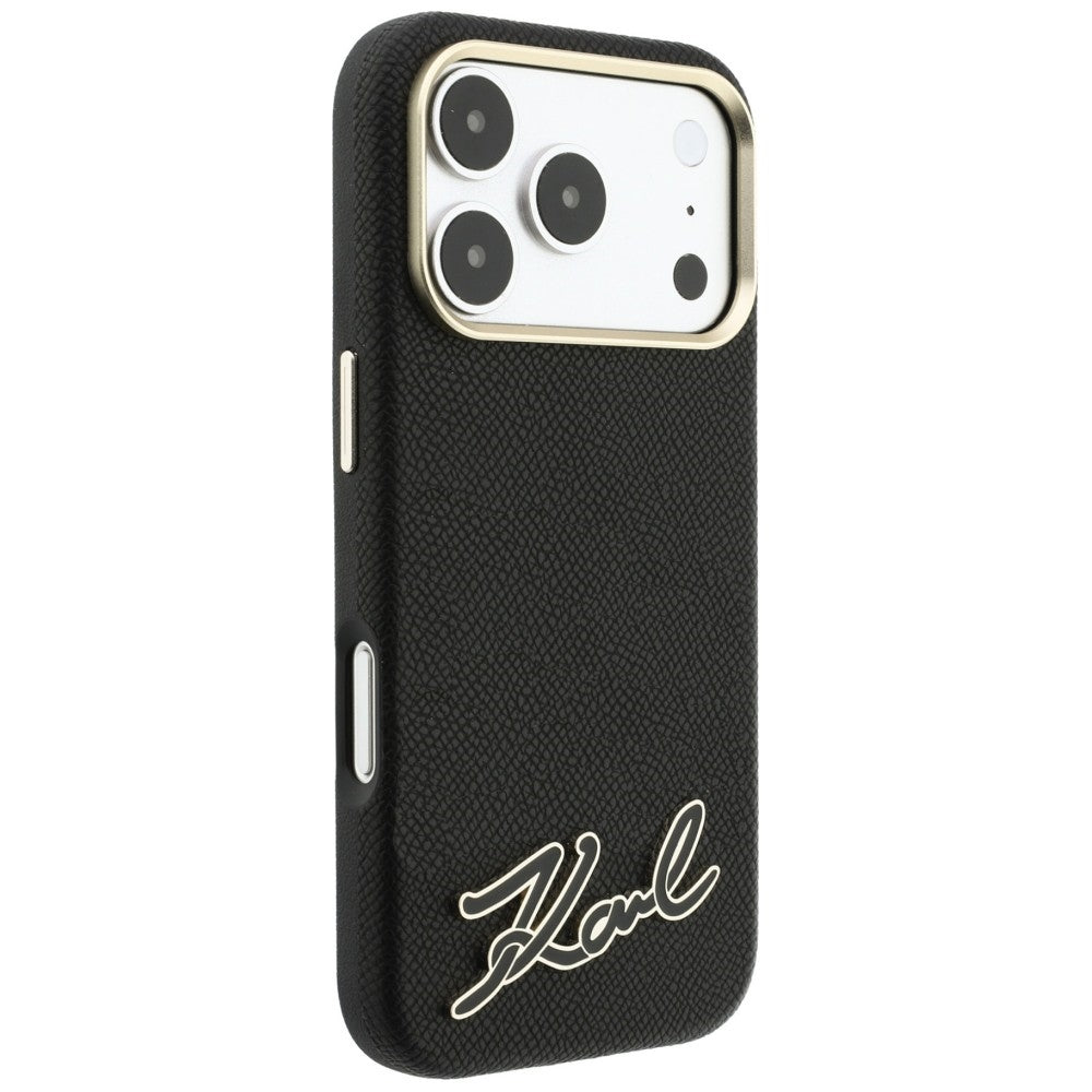 Husa de protectie Karl Lagerfeld compatibil cu iPhone 18 Pro / iPhone 17 Pro, Negru