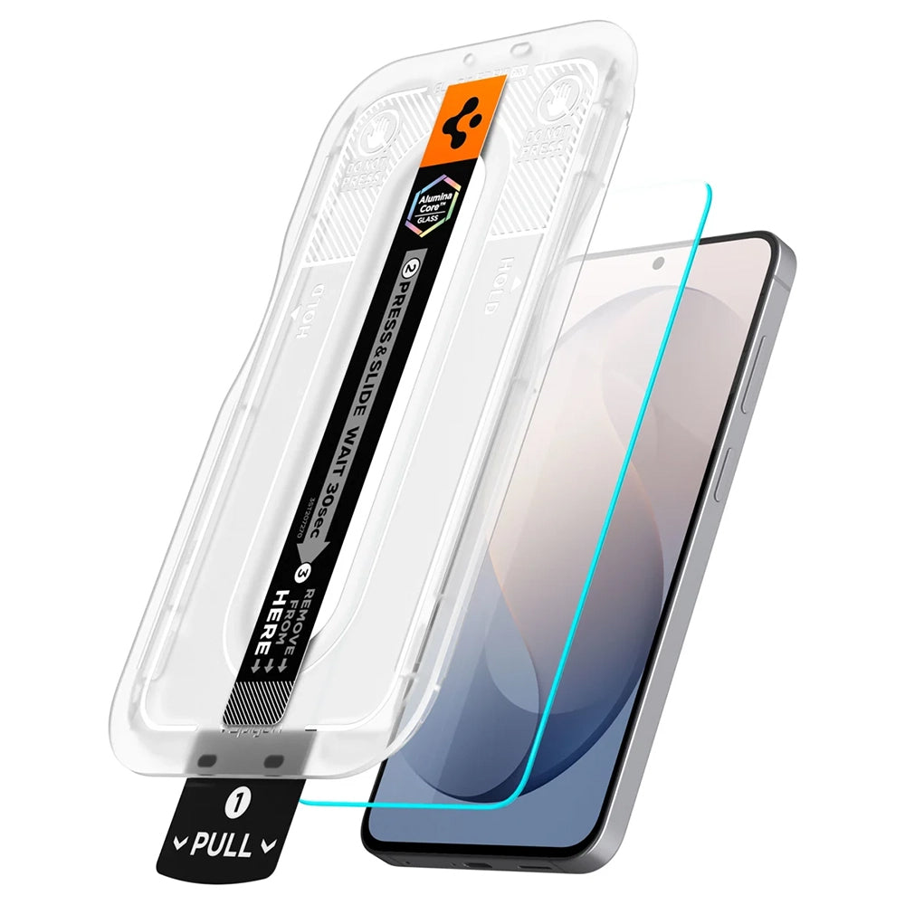 Folie de protectie Spigen Glas.tR EZ-FIT Pro HD compatibil cu Samsung Galaxy S26 FE, Transparent