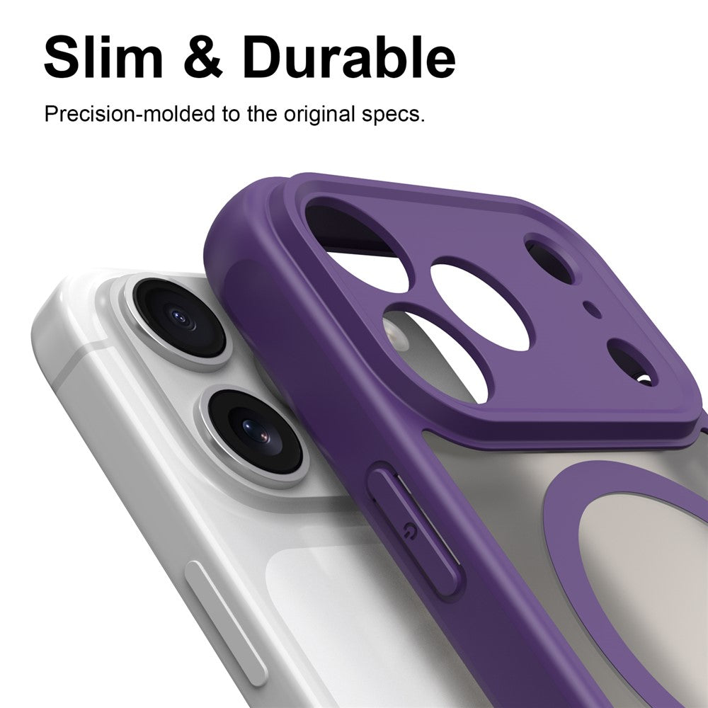 Husa de protectie Techsuit HaloFrost II MagSafe compatibil cu iPhone 18 Pro / iPhone 17 Pro, Visiniu
