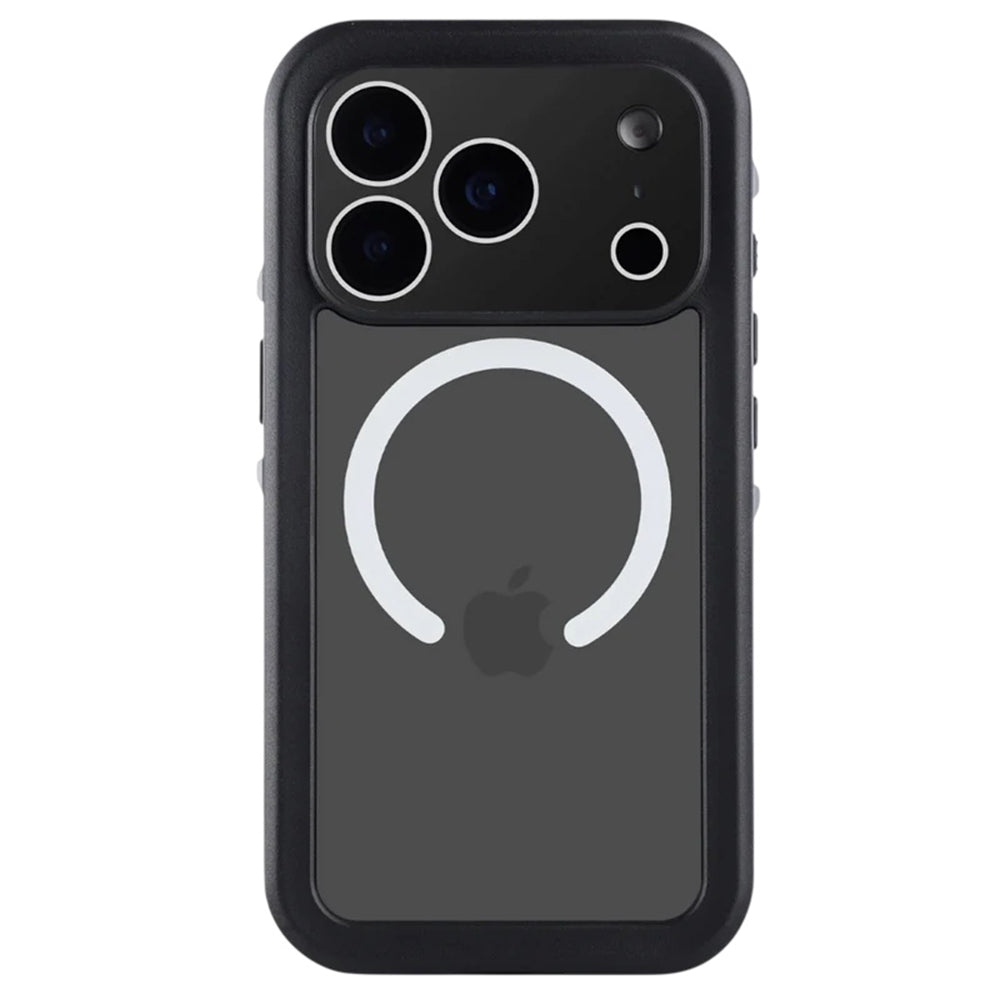 Husa de protectie ShellBox Waterproof IP68 compatibil cu iPhone 18 Pro / iPhone 17 Pro, Negru