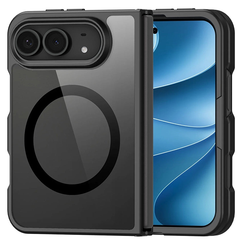 Husa de protectie Dux Ducis Aimo MagSafe compatibil cu iPhone Duo, Negru