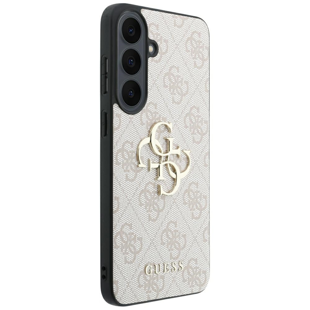 Husa de protectie Guess Leather 4G compatibil cu Samsung Galaxy S26 FE, Roz