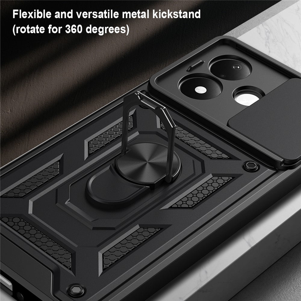 Husa de protectie Techsuit CamShield compatibil cu Xiaomi Redmi Note 17 4G / Redmi Note 17 5G, Albastru