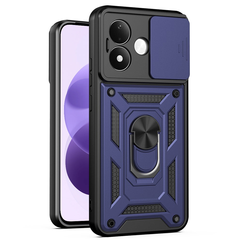 Husa de protectie Techsuit CamShield compatibil cu Xiaomi Redmi Note 17 4G / Redmi Note 17 5G, Albastru
