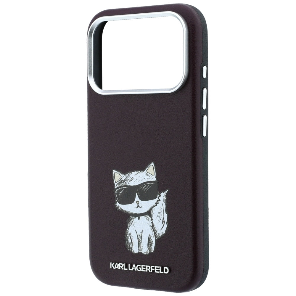 Husa de protectie Karl Lagerfeld compatibil cu iPhone 18 Pro Max / iPhone 17 Pro Max, Bordo