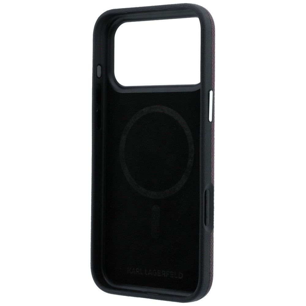 Husa de protectie Karl Lagerfeld compatibil cu iPhone 18 Pro / iPhone 17 Pro, Bordo