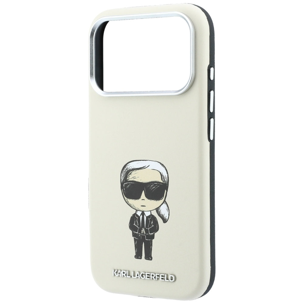 Husa de protectie Karl Lagerfeld compatibil cu iPhone 18 Pro Max / iPhone 17 Pro Max, Bej