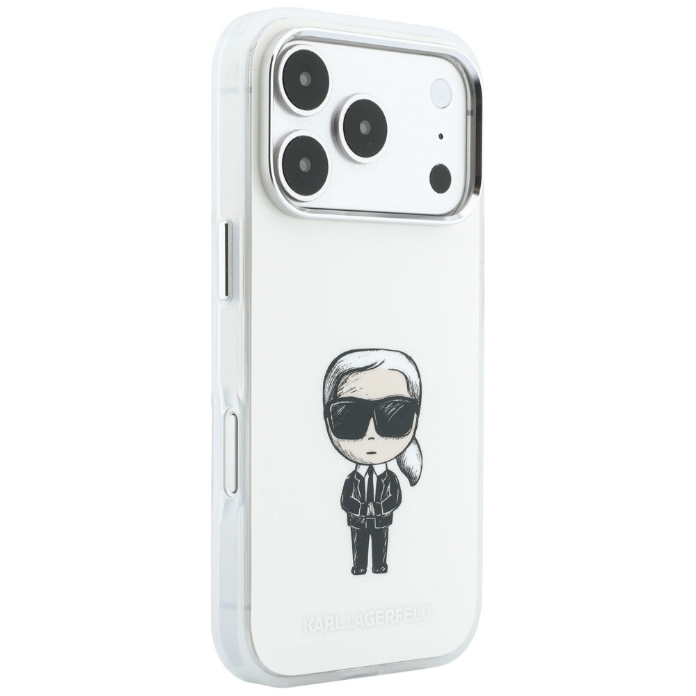 Husa de protectie Karl Lagerfeld compatibil cu iPhone 17 Pro Max / iPhone 18 Pro Max, Bej