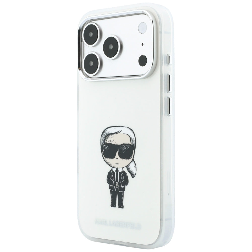 Husa de protectie Karl Lagerfeld compatibil cu iPhone 17 Pro Max / iPhone 18 Pro Max, Bej