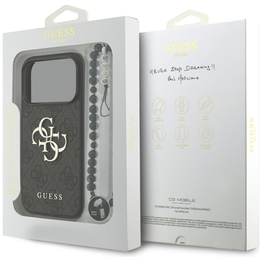 Husa de protectie Guess compatibil cu iPhone 18 Pro / iPhone 17 Pro, Negru