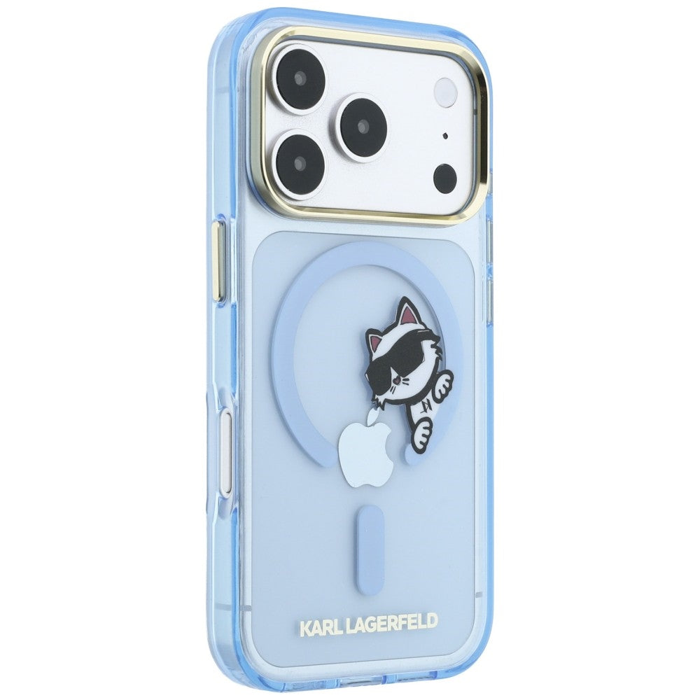 Husa de protectie Karl Lagerfeld compatibil cu iPhone 18 Pro / iPhone 17 Pro, Albastru