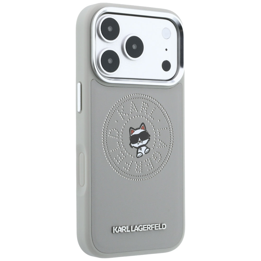 Husa de protectie Karl Lagerfeld compatibil cu iPhone 18 Pro Max / iPhone 17 Pro Max, Gri