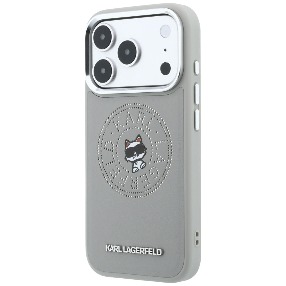 Husa de protectie Karl Lagerfeld compatibil cu iPhone 18 Pro Max / iPhone 17 Pro Max, Gri
