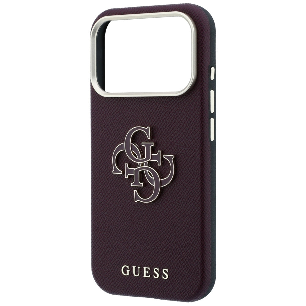Husa de protectie Guess compatibil cu iPhone 18 Pro / iPhone 17 Pro, Bordo