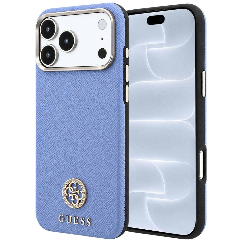 Husa de protectie Guess compatibil cu iPhone 18 Pro / iPhone 17 Pro, Albastru