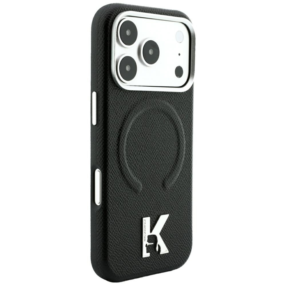 Husa de protectie Karl Lagerfeld compatibil cu iPhone 18 Pro / iPhone 17 Pro, Negru