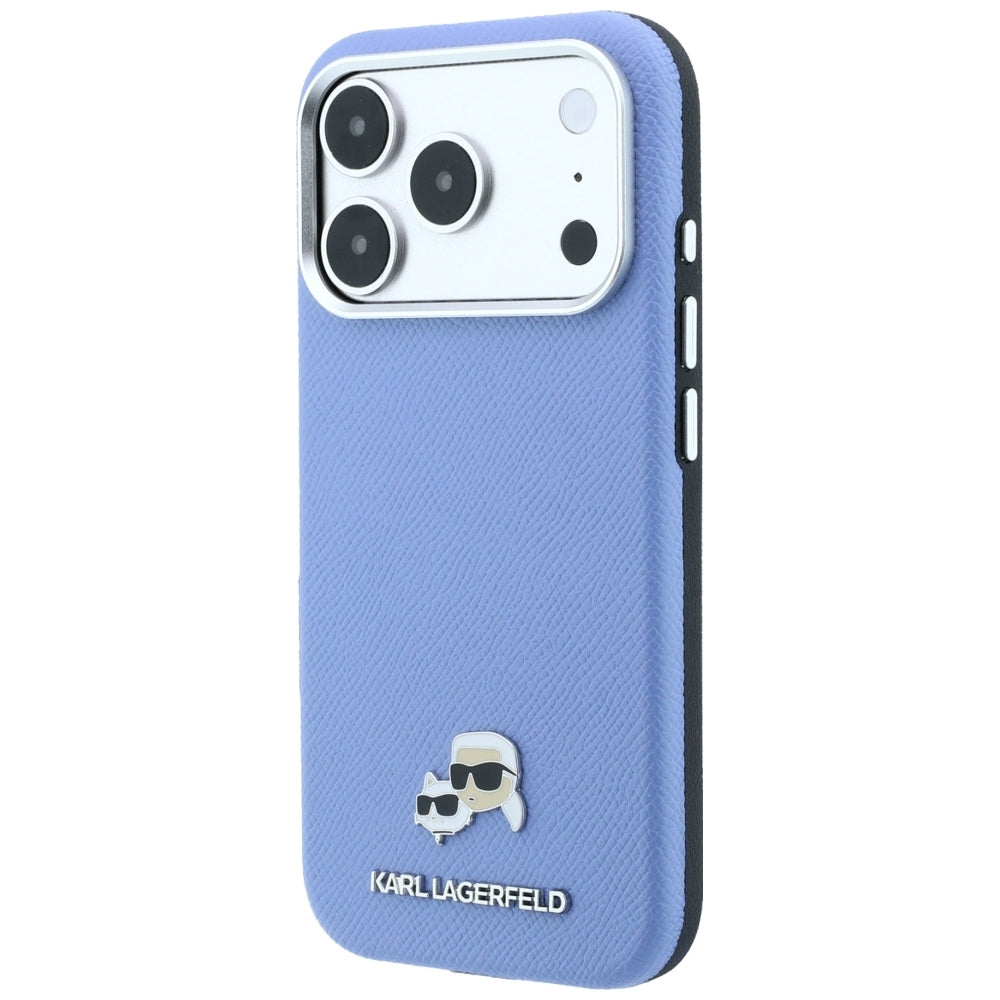 Husa de protectie Karl Lagerfeld compatibil cu iPhone 18 Pro / iPhone 17 Pro, Albastru