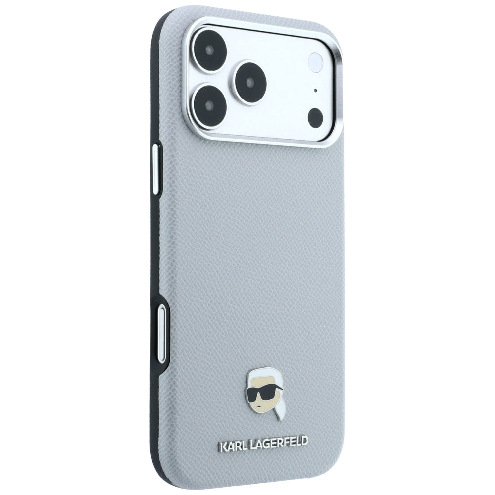 Husa de protectie Karl Lagerfeld compatibil cu iPhone 18 Pro Max / iPhone 17 Pro Max, Gri