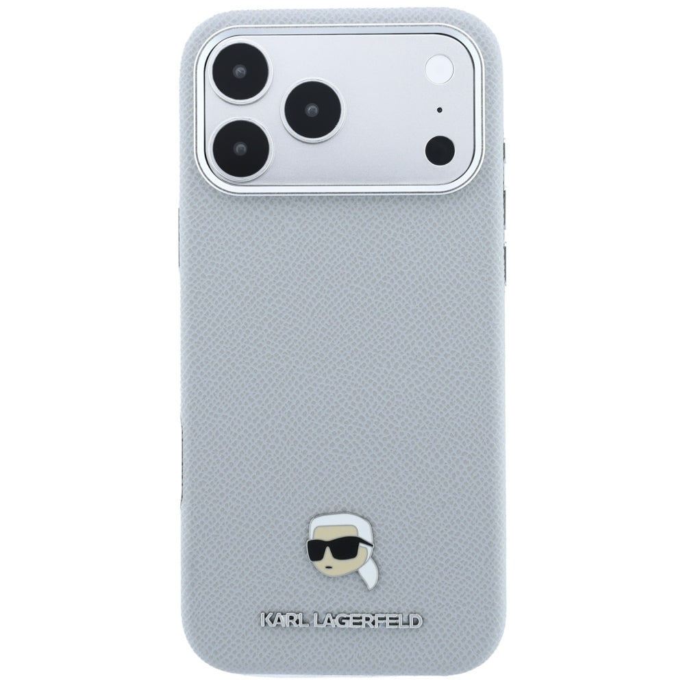 Husa de protectie Karl Lagerfeld compatibil cu iPhone 18 Pro Max / iPhone 17 Pro Max, Gri