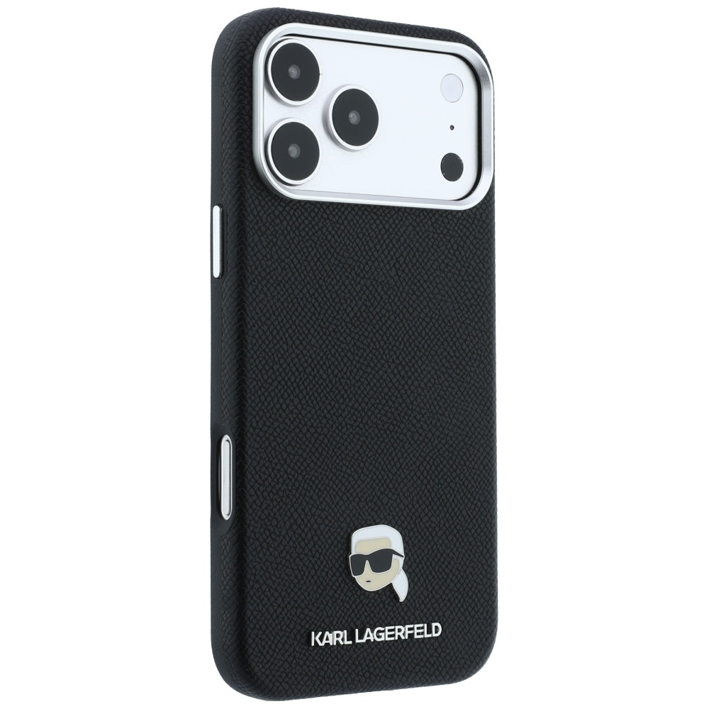 Husa de protectie Karl Lagerfeld compatibil cu iPhone 18 Pro / iPhone 17 Pro, Negru
