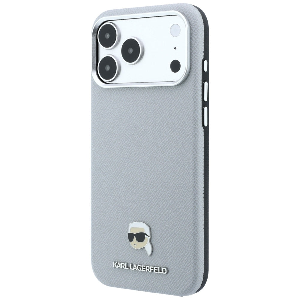 Husa de protectie Karl Lagerfeld compatibil cu iPhone 18 Pro / iPhone 17 Pro, Gri