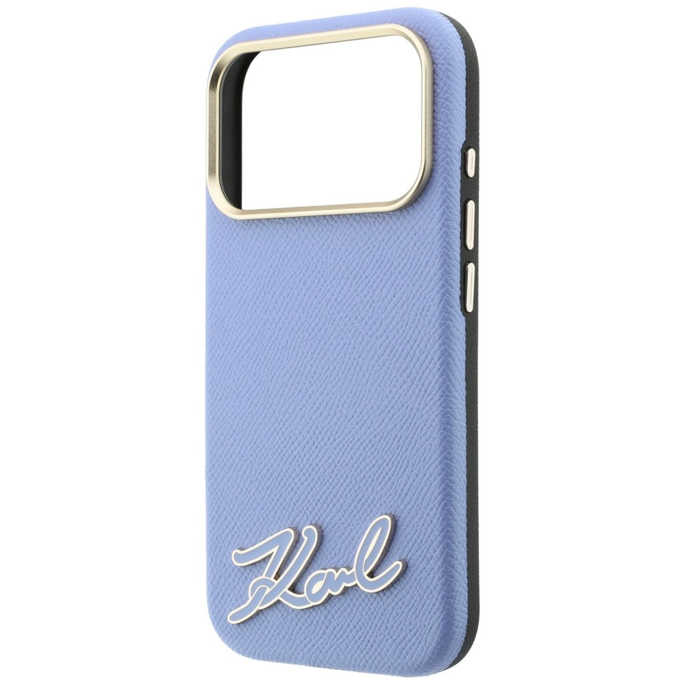 Husa de protectie Karl Lagerfeld compatibil cu iPhone 18 Pro Max / iPhone 17 Pro Max, Albastru
