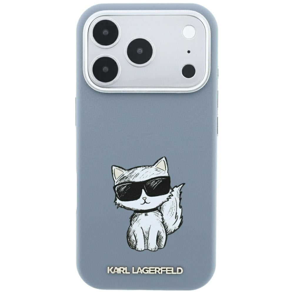Husa de protectie Karl Lagerfeld compatibil cu iPhone 17 Pro Max / iPhone 18 Pro Max, Albastru