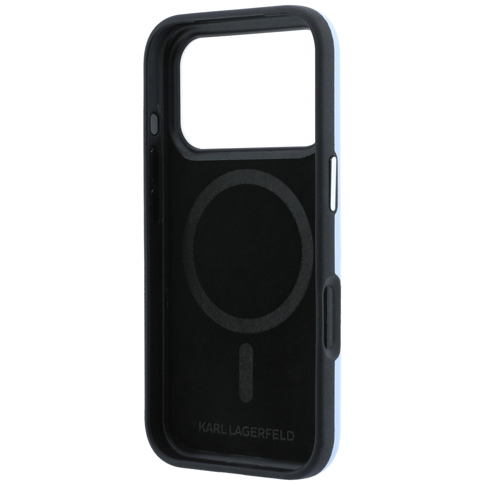 Husa de protectie Karl Lagerfeld compatibil cu iPhone 18 Pro Max / iPhone 17 Pro Max, Albastru