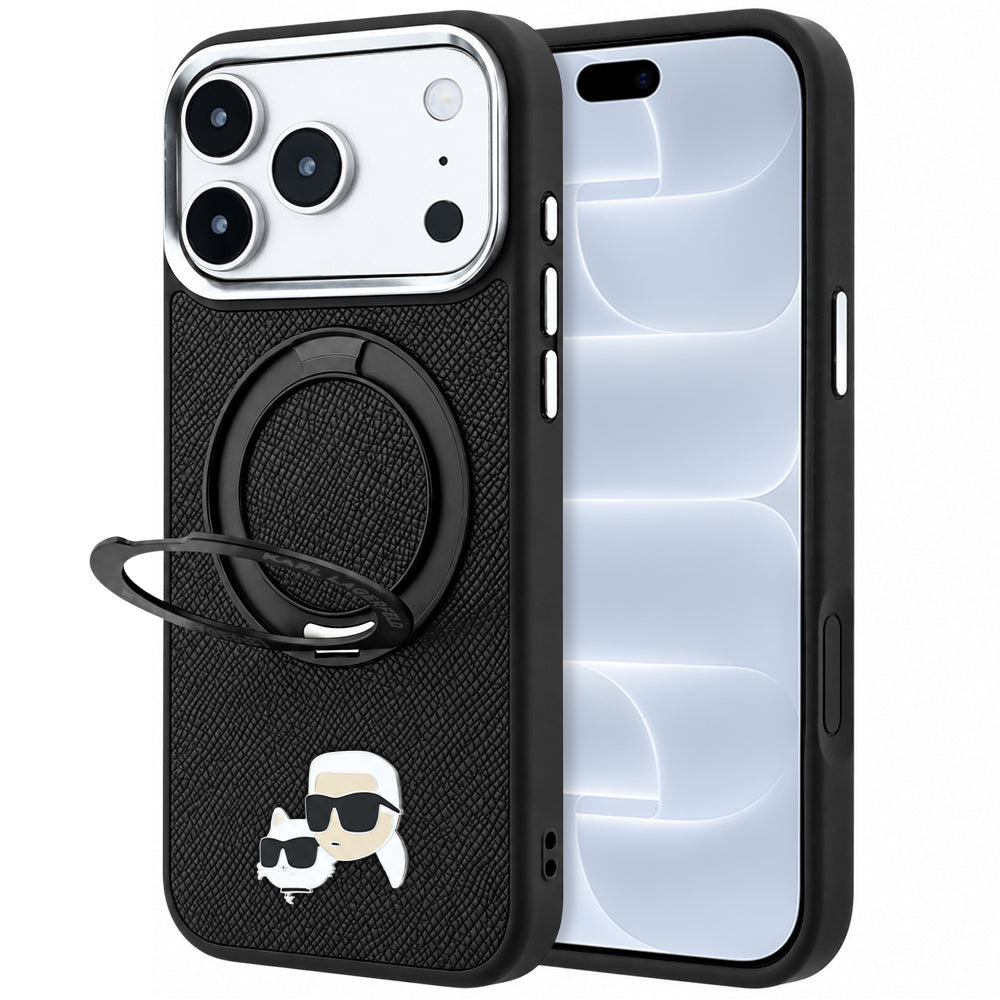 Husa de protectie Karl Lagerfeld compatibil cu iPhone 18 Pro / iPhone 17 Pro, Negru