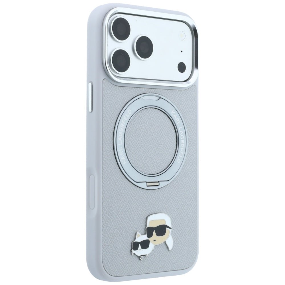 Husa de protectie Karl Lagerfeld compatibil cu iPhone 18 Pro / iPhone 17 Pro, Gri