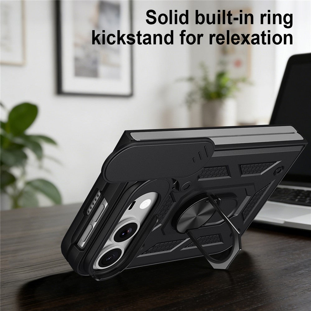 Husa de protectie Techsuit CamShield Series compatibil cu iPhone Duo, Auriu