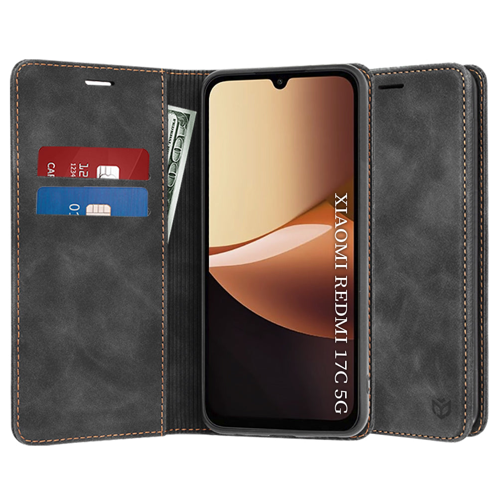 Husa de protectie Techsuit Confy Cover compatibil cu Xiaomi Redmi 17C 5G, Negru