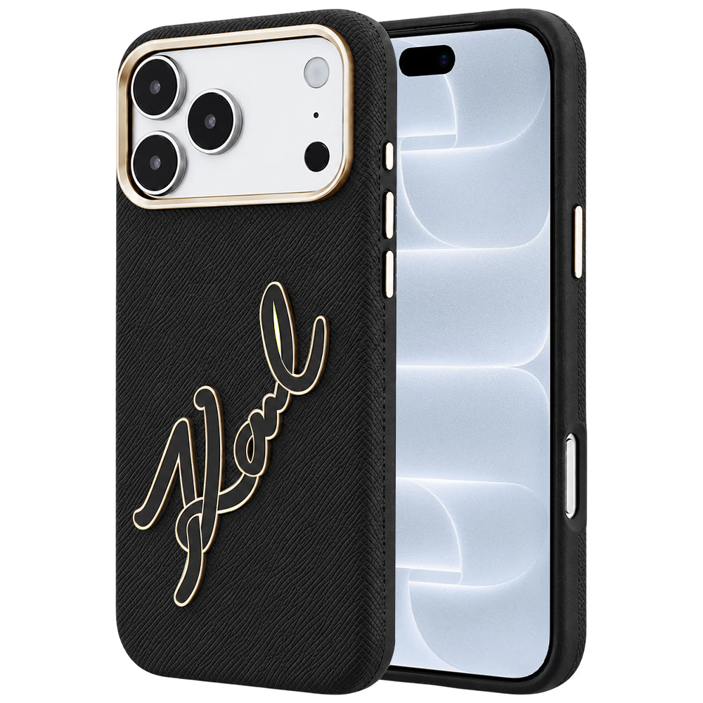 Husa de protectie Karl Lagerfeld compatibil cu iPhone 17 Pro / iPhone 18 Pro, Negru