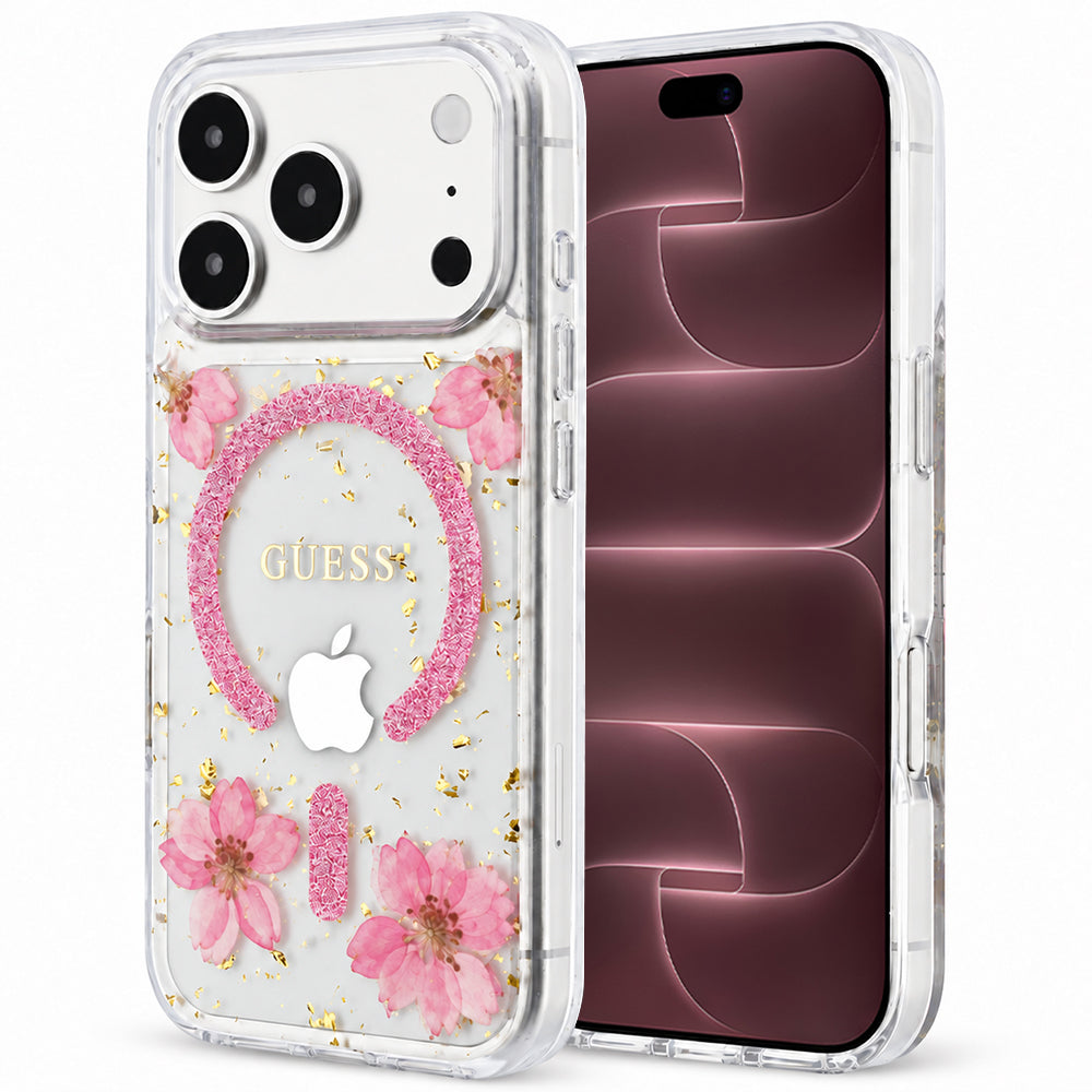 Husa de protectie Guess compatibil cu iPhone 17 Pro Max / iPhone 18 Pro Max, Roz