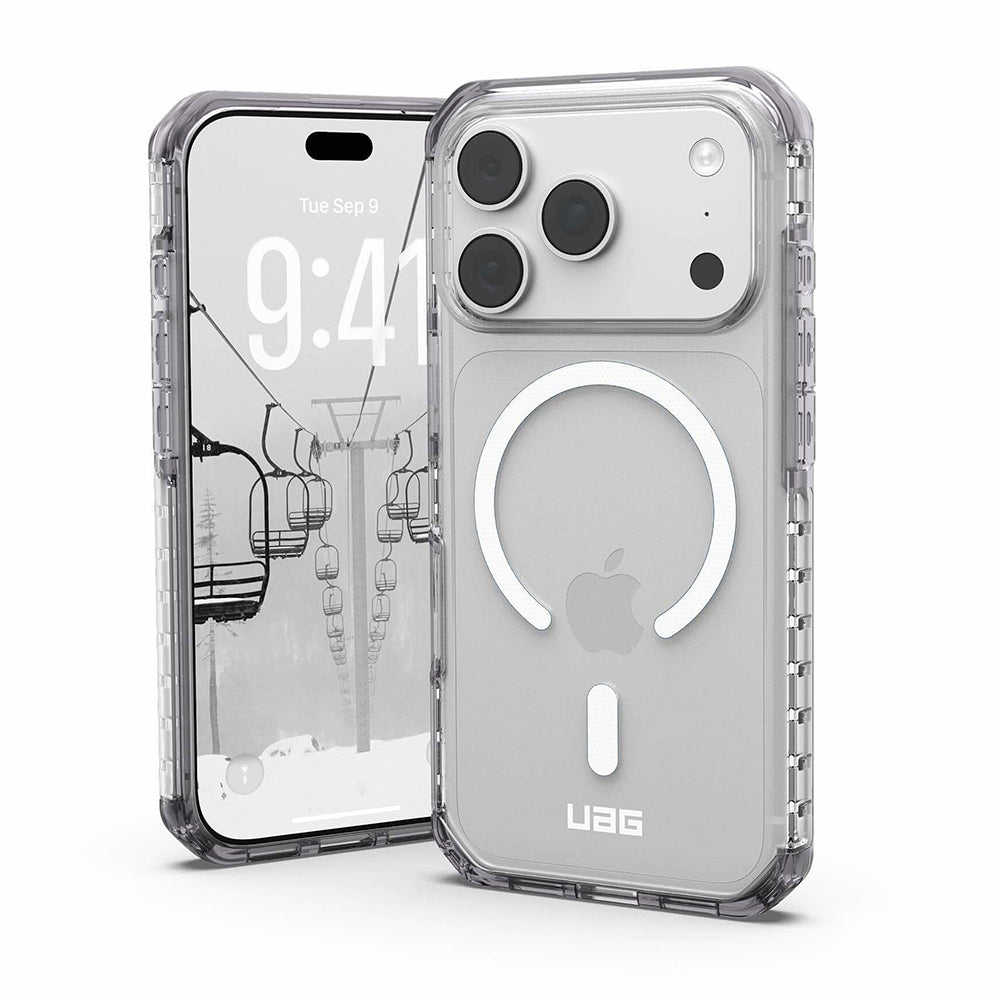 Husa de protectie UAG Plyo LT MagSafe compatibil cu iPhone 17 Pro / iPhone 18 Pro, Argintiu