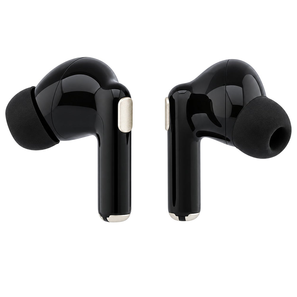 Casti In-ear, BT, TWS - Guess Glossy Gold Line Classic (GUTWSN2HGGSK) - Black