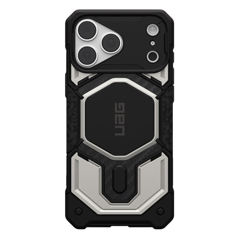 Husa de protectie UAG Monarch Pro compatibil cu iPhone 17 Pro Max / iPhone 18 Pro Max, Gri