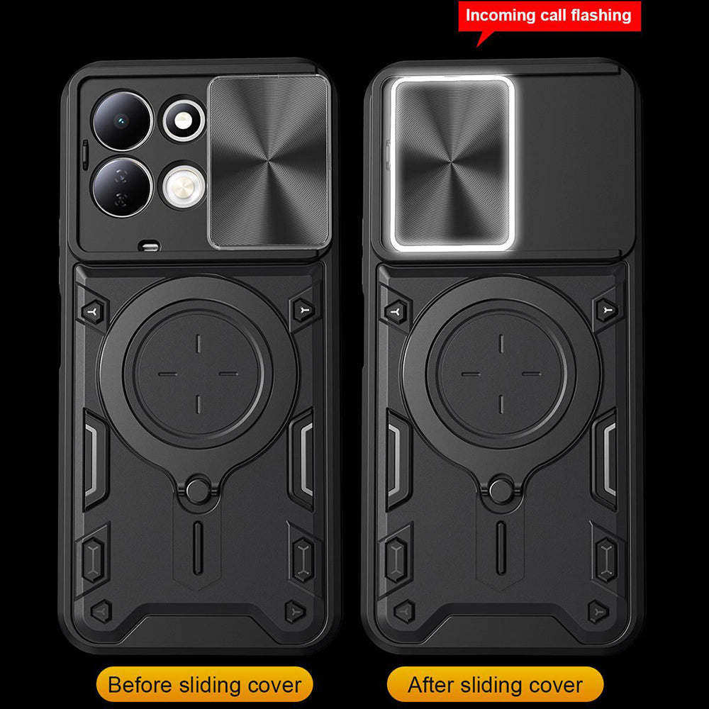 Husa de protectie Techsuit CamGuard Pro compatibil cu Xiaomi Redmi 17 4G / Redmi 17 5G, Roz Auriu