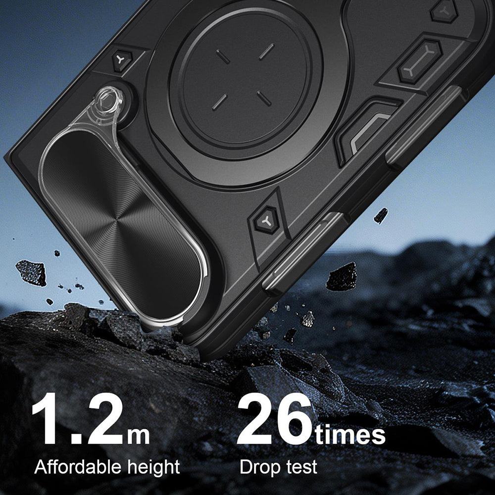 Techsuit CamGuard Pro védőtok iPhone Duo készülékhez, fekete