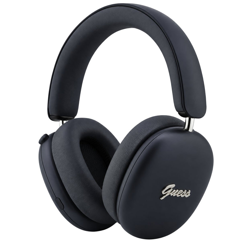 Casti Wireless Guess Metal Script Logo (GUBHP10HMBSK), BT 5.4 ENC, Negru