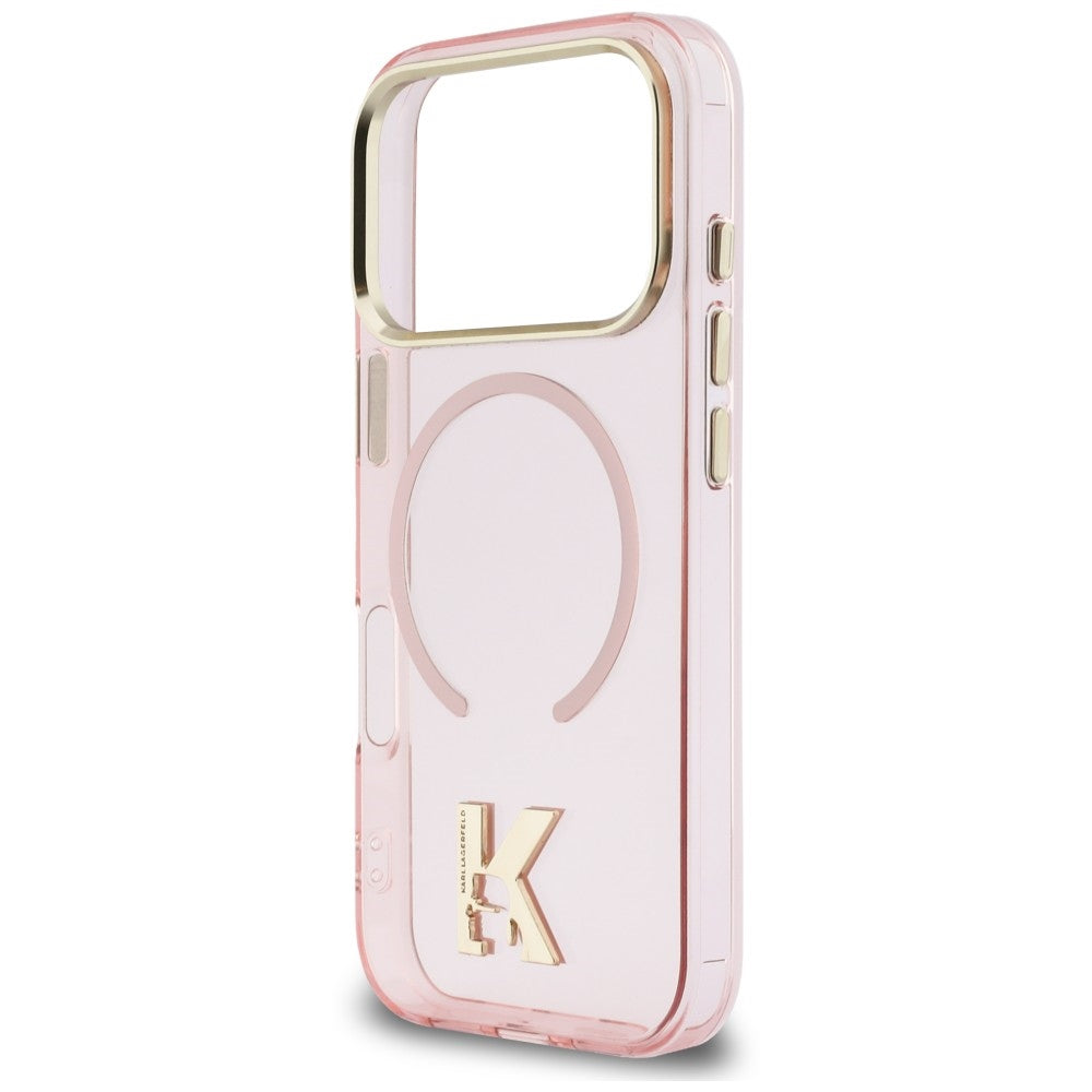 Husa de protectie Karl Lagerfeld compatibil cu iPhone 18 Pro Max / iPhone 17 Pro Max, Roz